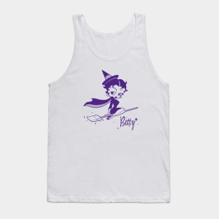 Betty Boop - Halloween witch tie dye Tank Top